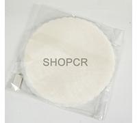 100 PEZZI TULLE VELETTI VELO FATA BOMBONIERA CONFEZIONE DA 100 VELI MATRIMONIO COMUNIONE CRESIMA DIAMETRO 23 CM (PANNA)