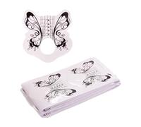 100 Pezzi Unghie Formare Carta Pratica Colla Manicure Formazione Forniture Unghie Elegante Creazione Arte In Ogni Occasione Amichevole Forme Unghie