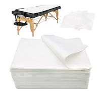 100 pezzi usa e getta per lettino da massaggio, con foro per il viso, copertura per tavolo da massaggio, tessuto non tessuto per ospedale, casa di cura o salone di bellezza, 31 x 180 cm