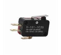 100 pezzi V-151-1C25 Micro finecorsa SPDT NO NC azione rapida AC 125/250V