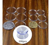 100 Pezzi Ventose A Ventosa A Doppia Faccia Per Mobili Da Tavolo 20 Mm