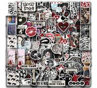 100 pezzi Y2K adesivi cool stile downtown, decalcomanie 80s 90s di arte graffiti, adesivi estetici Y2K, regali, per bottiglie d'acqua, Hydroflask, chitarre, valigie, telefoni, custodie, computer porta