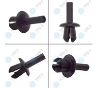 100 Pezzi YOU.S Originale Sostituzione Carrozzeria Rivetti Di Fissaggio Per OPEL