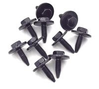 100 Pezzi YOU.S Vite Con Rondella Fissaggio 6x18mm Universale Nera