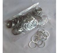 100 Pezzo Anelli Alluminio Guarnizione Al 48x55x2, 0mm DIN7603 Forma A