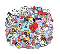 100 Pezzo Set di Adesivi in Vinile per Laptop, BTS Stickers, Stickers Aesthetic, Sticker Valigia Viaggio, Stickers Aesthetic Graffiti, per Laptop Valigia Moto MacBook Valigia Skateboard