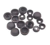 100 Pezzo You.S Originale Universale Tappi a Vite Copertura Cappelli - Nero