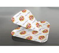 100 PIATTI PIZZA PANINO DI CARTA PER ALIMENTI FORMATO 1/4 PIZZERIA PIATTO CARTON
