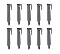 100 picchetti per tosaerba, per uso esterno, adatti per fissare cavi di confine per robot tosaerba con struttura in plastica stabile