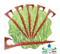 100 PICCHETTI PER TUBO IRRIGAZIONE PICCHETTO SOSTEGNO ALA GOCCIOLANTE 16 20