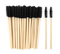 100 Piccoli Pennelli Per Ciglia, Spazzola Per Ciglia A Chiocciola In Bambù, Strumento Di Pettinatura Per Ciglia, Spazzole Per Ciglia Comodo, Gadget Per Il Trucco