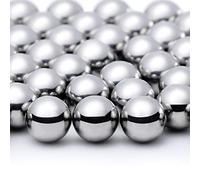 100 Pieces Nail Polish Mixing Agitator Balls Stainless Steel Mixing Balls Rust-proof Paint Mixing Balls Metal Mixing Balls for Nail Polish Model Paints, 6.35 mm