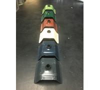 100 Piloti installazione lamiera rivestimento RAL 5008 BLU ARDESIA+rondella