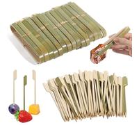 100 pinze usa e getta con 100 stuzzicadenti, pinze per toast da 11,9 cm, mini pinze da portata per catering, buffet, uso domestico