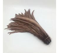 100 Piume di Coda di Gallo Verde nerastro 25-45 cm Piume Naturali Beige Fai da Te Gallo Abbigliamento Gioielli Accessori Festa