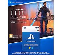 100€ PlayStation Store Gift Card per STAR WARS Jedi: Survivor Deluxe Edition [Usa questo credito per preordinare il gioco su PS Store] - Account italiano [Codice per email]