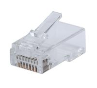 100 plug RJ45 passanti Cat5e FastCrimp - Intellinet IWP-CAT5EUJ, contatti oro 3µ, AWG 22-24, non schermato, ANSI/TIA/EIA 568-D