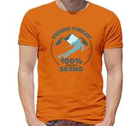 100% Possibilità Di Sci - Maglietta Da Uomo - Amore Per Gli Sport Invernali