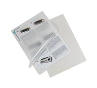 100 POUCHES PLASTIFICATRICE A6 111x154 MM 125 MICRON X LATO 250 micron PLASTICA