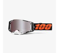 100 PROCENT FA21 ARMEGA BLACKTAIL GOGGLES - HiPER SILVER MIRROR LENS COLOR BLACK