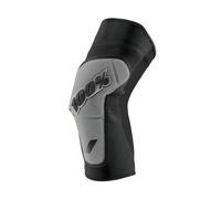 Protezioni per ginocchia da bicicletta 100% Ridecamp Knee nero/grigio (L)
