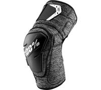 100% Fortis Protezioni per ginocchia per biciclette, nero/grigio, Taglia S/M