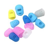 100 protezioni per dita in silicone per chitarra, protezione antidolorifica | Protezioni per le dita in silicone morbido per chitarra, basso, ukulele. Allevia il dolore, migliora il gioco. 5 misure. (XS