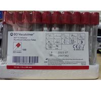 100 PROVETTE STERILI BD VACUTAINER SST TAPPO ROSSO 5ml REF 366881