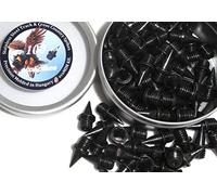 100 punte in acciaio inox per pista e cross country (nero, 9 mm).