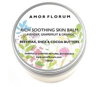 100% Puro e Naturale CREMA PER LA PELLE LENITIVA - BURRO DI CACAO DI KARITÉ E CERA D'API - 100ml di AMOR FLORUM. Con Oli Idratanti. Protegge la Barriera Cutanea, Idrata, Ripara.