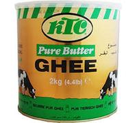 100% puro KTC burro Ghee 2kg commestibili e ausili da cucina.