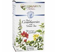 100% Puro Mirtillo Rosso Biologico Tè 24 Sacchetti By Celebration Herbals