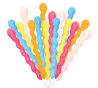 100 pz 1,5 g palloncini latex colorati a spirale per matrimonio
