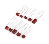 100 pz 10 Valori CBB Kit assortimento condensatori in polipropilene 10nF-470nF Condensatore a film metallizzato con scatola di immagazzinaggio for elettronica fai da te Componente