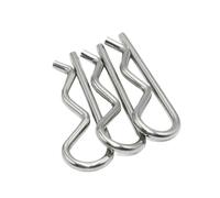 100 pz 304 In Acciaio Inox RC Corpo Della Clip B-tipo R-tipo Coppiglia Onda Anello di Sicurezza Spille Forcella Spilli Auto camion Buggy Borsette Per Auto(M1.2x25mm)