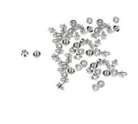 100 pz 6.9mm Universale Auto Ruota Rivetti Dadi Cerchioni Borchie Tappo In Plastica Labbro Vite Bullone Pneumatici Compatibile Per Car Styling Tuning(SILVERX100PCS)