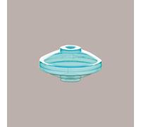 100 Pz Base Coperchio Blu in PS per Coppa Marianna 200cc