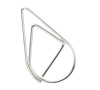 100 pz belle graffette decorative a forma di goccia d'acqua segnalibri metallo planner clip ufficio per gli amanti della cancelleria metallo a forma di goccia d'acqua decorazione ufficio