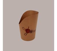 100 Pz Bicchiere Carta Porta Patatine Piccolo Asporto Ceralacca