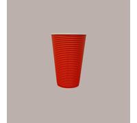 100 Pz Bicchiere Carta Thermic Style Frappè BT55 12oz Rosso