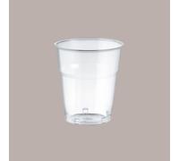 100 Pz Bicchiere Plastica Kristal Cup Monouso per Bibite Fredde 200cc