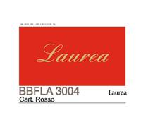 100 PZ Bigliettini bigliettino bomboniera LAUREA carta colore rosso scri