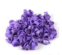 100 Pz/Borsa Plastica Pollame Polli Anatre Oca Fasce per Zampe Anelli Anelli per