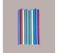 100 Pz Cannucce in Carta Incartate Bubble Tea H200 mm Dm 12mm