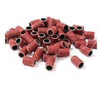 100 pz Chiodo Bande Abrasive Drill File Ricarica Testa di Rettifica Lucidatore Levigatura Cintura Anelli Sabbia Drill File Ricarica