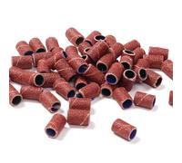 100 pz Chiodo Bande Abrasive Drill File Ricarica Testa di Rettifica Lucidatore Levigatura Cintura Anelli Sabbia Drill File Ricarica