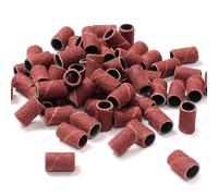 100 pz Chiodo Bande Abrasive Drill File Ricarica Testa di Rettifica Lucidatore Levigatura Cintura Anelli Sabbia Drill File Ricarica
