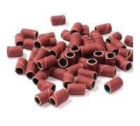100 pz Chiodo Bande Abrasive Drill File Ricarica Testa di Rettifica Lucidatore Levigatura Cintura Anelli Sabbia Drill File Ricarica