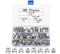 100 Pz Connettore Eccentrico Mobili Dadi a Camme Connettori Eccentrici per