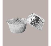 100 Pz Contenitore Alluminio Rotondo C1G Dm86H38mm Contital